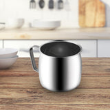Maxbell Stainless Steel Tea Cup Durable Portable with Filter for Home Office Party Argentwithout filter