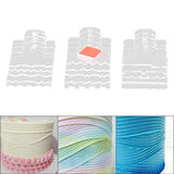 Maxbell 15Pcs Pastry Cutter Cake Edge Smoother Scraper for Fondant Party Wedding
