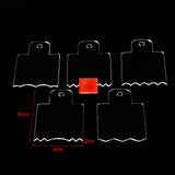 Maxbell 15Pcs Pastry Cutter Cake Edge Smoother Scraper for Fondant Party Wedding