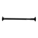 Maxbell Extendable Clothing Rod Curtain Rod Clothes Hanger for Wardrobe Bathroom 1.2 Meter Black