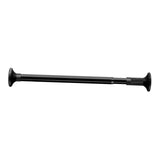 Maxbell Extendable Clothing Rod Curtain Rod Clothes Hanger for Wardrobe Bathroom 1.2 Meter Black