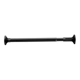 Maxbell Extendable Clothing Rod Curtain Rod Clothes Hanger for Wardrobe Bathroom Black 2 Meter