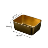 Maxbell Rectangular Candy Dessert Snack Dry Fruit Plate for Camping S