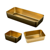 Maxbell Rectangular Candy Dessert Snack Dry Fruit Plate for Camping S