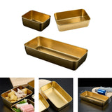 Maxbell Rectangular Candy Dessert Snack Dry Fruit Plate for Camping S