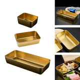 Maxbell Rectangular Candy Dessert Snack Dry Fruit Plate for Camping S