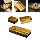 Maxbell Rectangular Candy Dessert Snack Dry Fruit Plate for Camping S