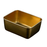 Maxbell Rectangular Candy Dessert Snack Dry Fruit Plate for Camping S