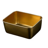 Maxbell Rectangular Candy Dessert Snack Dry Fruit Plate for Camping S