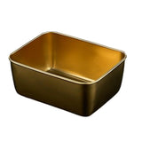 Maxbell Rectangular Candy Dessert Snack Dry Fruit Plate for Camping S
