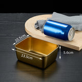 Maxbell Rectangular Candy Dessert Snack Dry Fruit Plate for Camping S