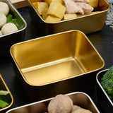 Maxbell Rectangular Candy Dessert Snack Dry Fruit Plate for Camping S