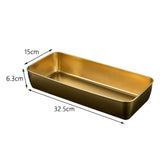 Maxbell Rectangular Candy Dessert Snack Dry Fruit Plate for Camping L