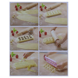 Maxbell Multifunctional Dumplings DIY Tools for Restaurant Family Gathering Picnics Round