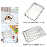 Maxbell Cookie Sheet Oven Pan Baking Sheet for Family Gathering Birthday Party 27cmx20cmx2.5cm