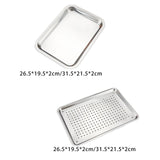 Maxbell Cookie Sheet Oven Pan Baking Sheet for Family Gathering Birthday Party 27cmx20cmx2.5cm