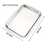 Maxbell Cookie Sheet Oven Pan Baking Sheet for Family Gathering Birthday Party 27cmx20cmx2.5cm