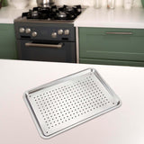 Maxbell Cookie Sheet Oven Pan Baking Sheet for Family Gathering Birthday Party 27cmx20cmx2.5cm Hole