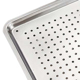 Maxbell Cookie Sheet Oven Pan Baking Sheet for Family Gathering Birthday Party 27cmx20cmx2.5cm Hole
