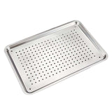 Maxbell Cookie Sheet Oven Pan Baking Sheet for Family Gathering Birthday Party 32cmx22cmx2.5cm Hole