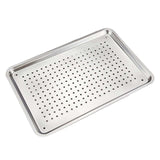 Maxbell Cookie Sheet Oven Pan Baking Sheet for Family Gathering Birthday Party 32cmx22cmx2.5cm Hole