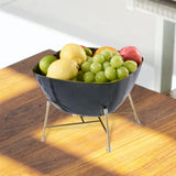 Maxbell Fruit Plate Snack Storage Tray Fruit Tray for Kitchen Counter Centerpiece Green