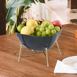 Maxbell Fruit Plate Snack Storage Tray Fruit Tray for Kitchen Counter Centerpiece Green