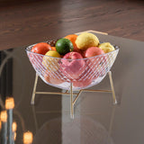 Maxbell Fruit Plate Snack Storage Tray Fruit Tray for Kitchen Counter Centerpiece White