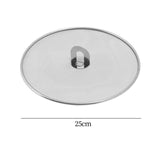 Maxbell Stainless Steel Grease Splatter Guard Oil Guard Skillet Lid Rust Resistant 25cm