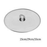 Maxbell Stainless Steel Grease Splatter Guard Oil Guard Skillet Lid Rust Resistant 25cm
