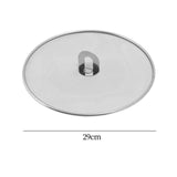 Maxbell Stainless Steel Grease Splatter Guard Oil Guard Skillet Lid Rust Resistant 29cm