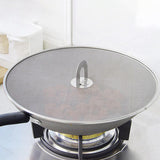 Maxbell Stainless Steel Grease Splatter Guard Oil Guard Skillet Lid Rust Resistant 29cm