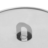 Maxbell Stainless Steel Grease Splatter Guard Oil Guard Skillet Lid Rust Resistant 33cm
