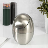 Maxbell Durable Mini Trash Can Eggs Desktop Trash Can for Kitchen Countertop Bedroom