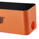 Maxbell Cable Management Box Cord Organizer Storage for Electrical Cables Kitchen Orange
