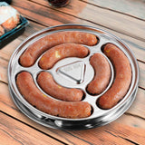 Maxbell Hotdog Baking Pan BBQ Cooking for Meat Kitchen Finger Biscuits