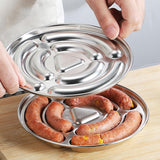 Maxbell Hotdog Baking Pan BBQ Cooking for Meat Kitchen Finger Biscuits