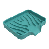 Maxbell Portable Soap Container Anti Skid Plate Tray for Household Home Countertop Green