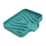 Maxbell Portable Soap Container Anti Skid Plate Tray for Household Home Countertop Green