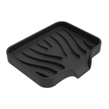 Maxbell Portable Soap Container Anti Skid Plate Tray for Household Home Countertop Black