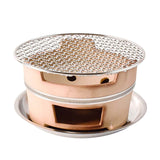 Maxbell Small Commercial Clay Grill for Roast Sweet Potato Picnic Travel