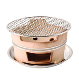 Maxbell Small Commercial Clay Grill for Roast Sweet Potato Picnic Travel