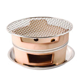 Maxbell Small Commercial Clay Grill for Roast Sweet Potato Picnic Travel