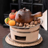 Maxbell Small Commercial Clay Grill for Roast Sweet Potato Picnic Travel