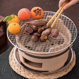 Maxbell Small Commercial Clay Grill for Roast Sweet Potato Picnic Travel