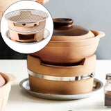 Maxbell Small Commercial Clay Grill for Roast Sweet Potato Picnic Travel