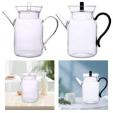 Maxbell Kitchen Glass Pitcher with Lid 350 ml Brewer Ice Drip Coffee Pot for Bar Clear