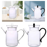 Maxbell Kitchen Glass Pitcher with Lid 350 ml Brewer Ice Drip Coffee Pot for Bar Clear