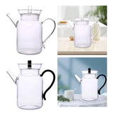 Maxbell Kitchen Glass Pitcher with Lid 350 ml Brewer Ice Drip Coffee Pot for Bar Clear