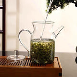 Maxbell Kitchen Glass Pitcher with Lid 350 ml Brewer Ice Drip Coffee Pot for Bar Clear